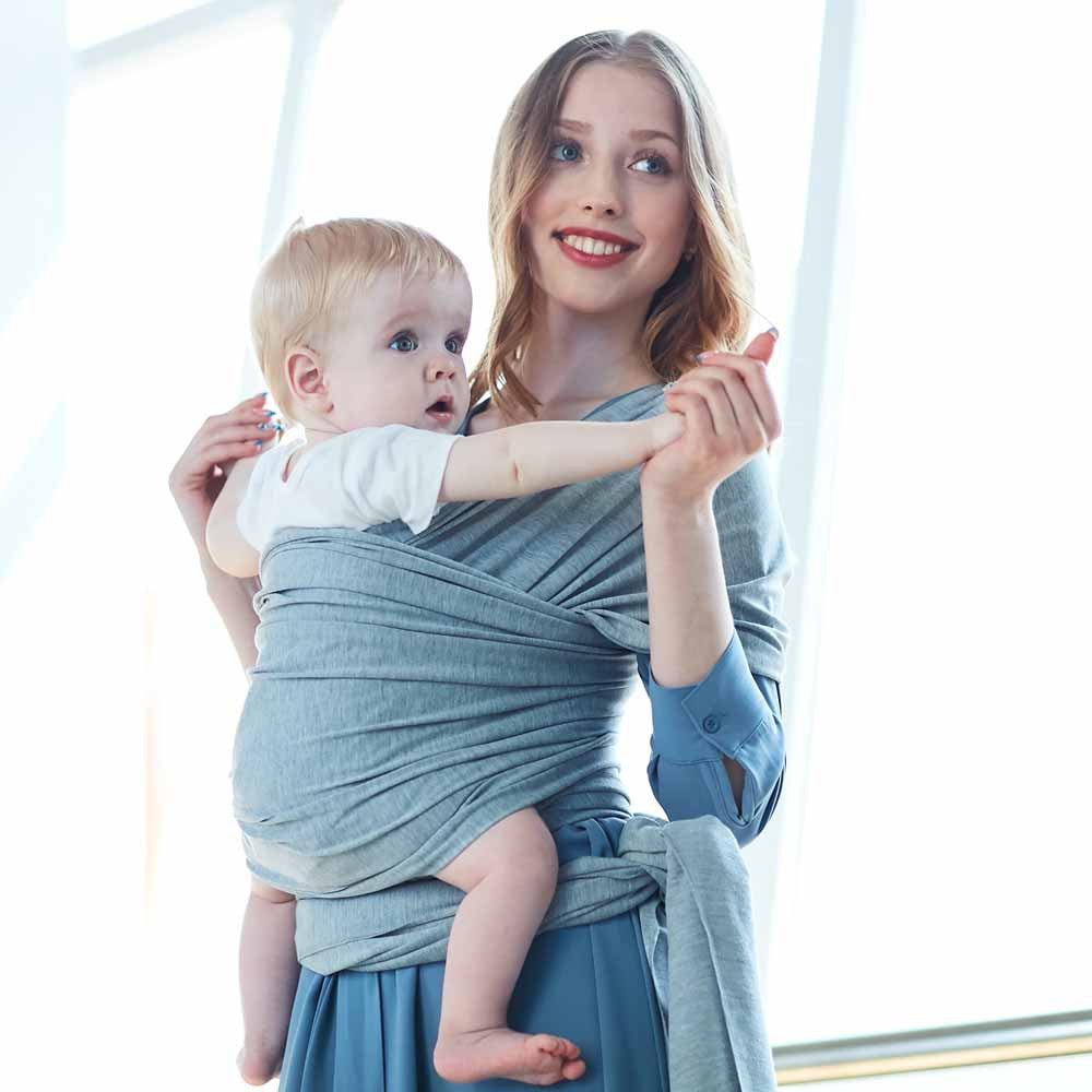 Bæresjal til baby  - Bæresjal i bomull - opptil 15 kg