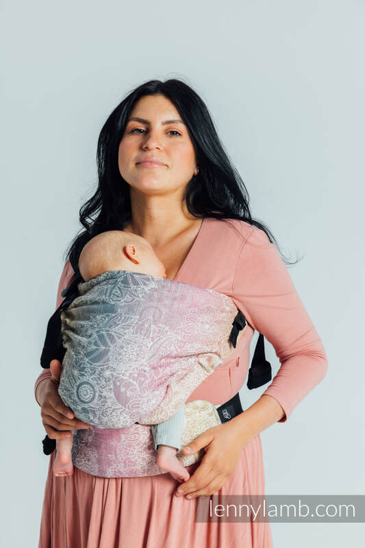 LennyHip bæresele, 100% bomull- WILD WINE - VINEYARD