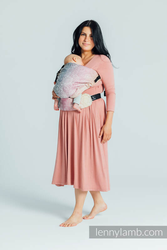 LennyHip bæresele, 100% bomull- WILD WINE - VINEYARD