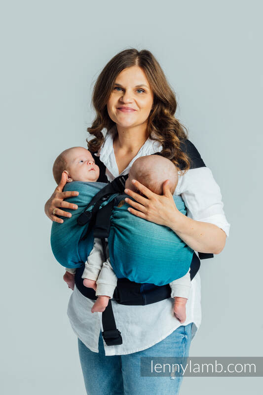 LennyTwin bæresele fra lennylamb,  100% bomull- AIRGLOW