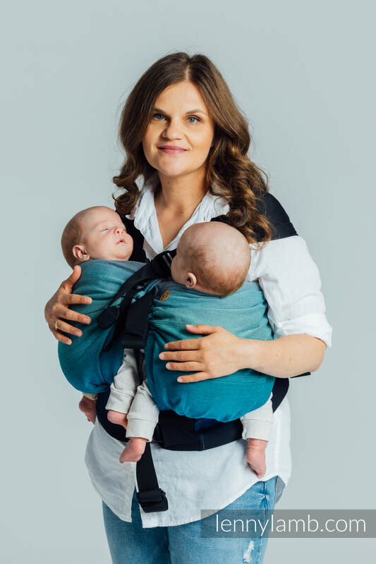 LennyTwin bæresele fra lennylamb,  100% bomull- AIRGLOW