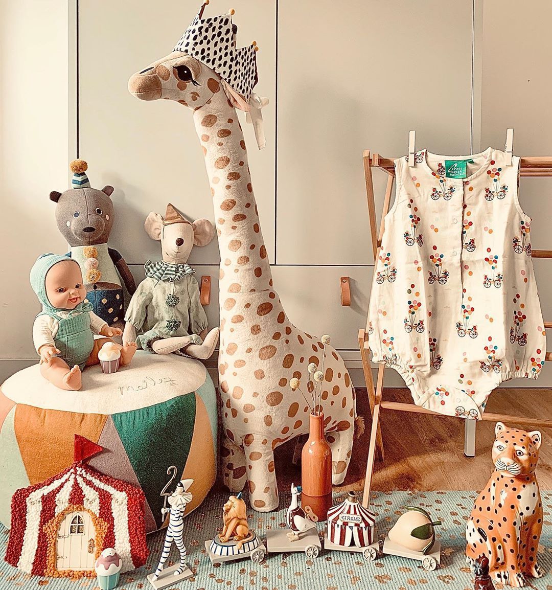 Ekstra stor  giraff bamse