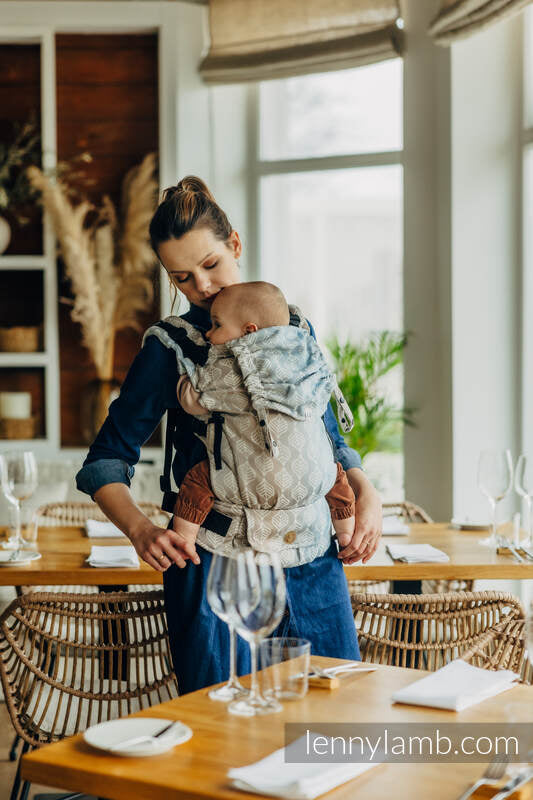 LennyUpGrade bæresele, lennylamb bæresele - 100% bomull - PETALS - RESTFUL