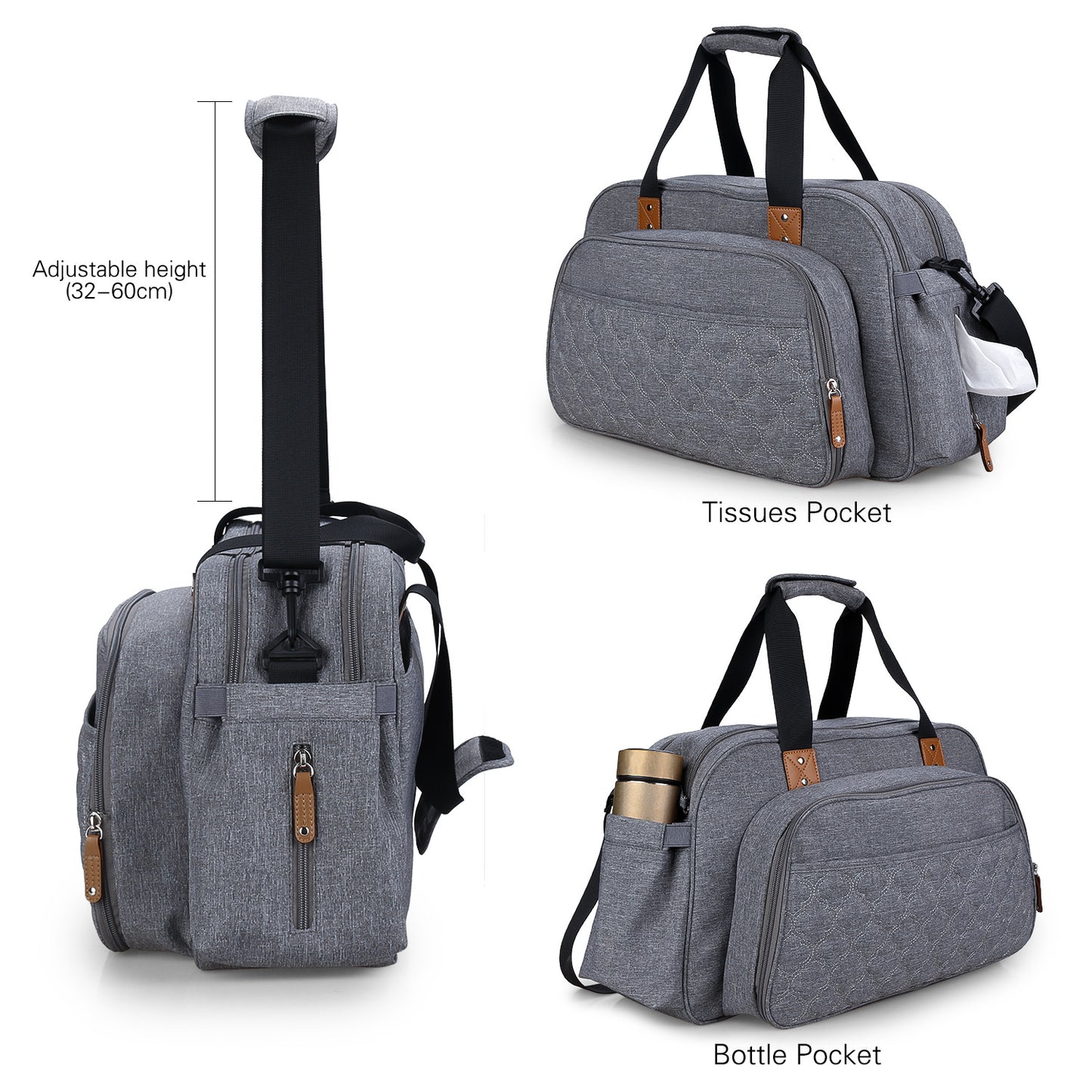Changing bag with changing mat - all in one