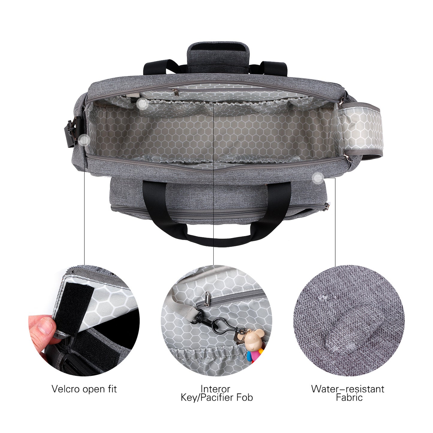 Changing bag with changing mat - all in one