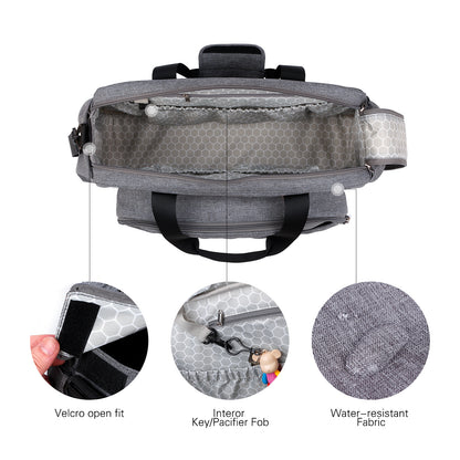 Changing bag with changing mat - all in one