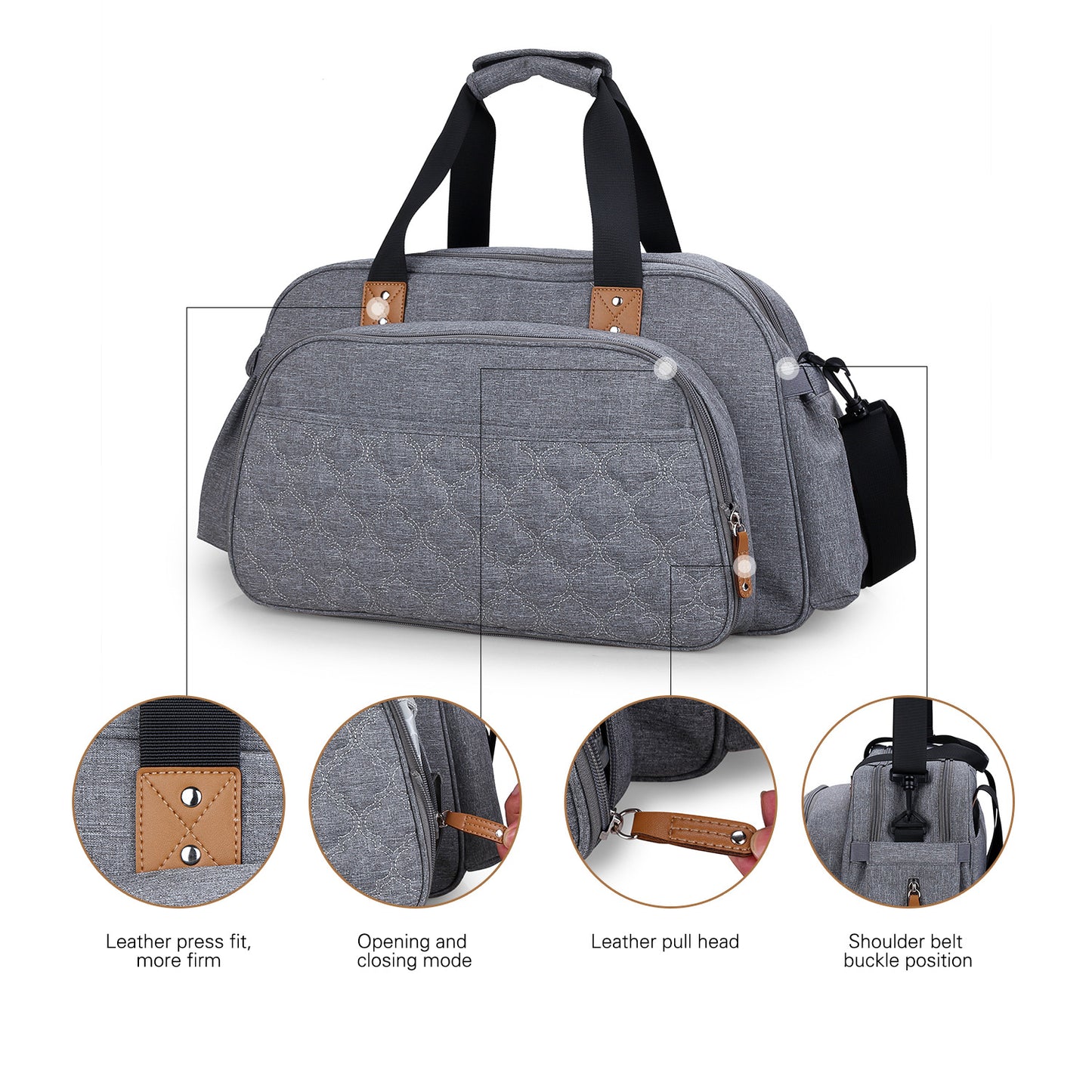 Changing bag with changing mat - all in one