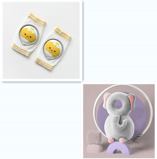 Knäskydd för spädbarn/barn