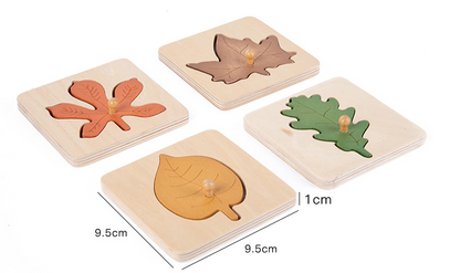 Montessori blad pussel