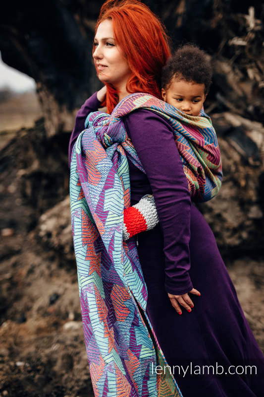 Lennylamb bæresjal i 100% bomull