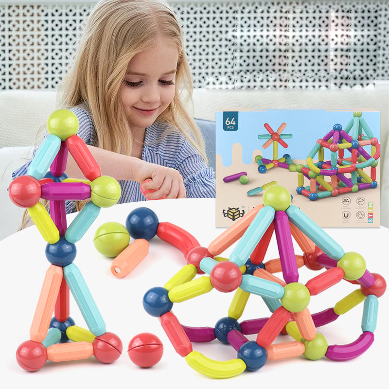 Magnetiske byggeklosser til barn