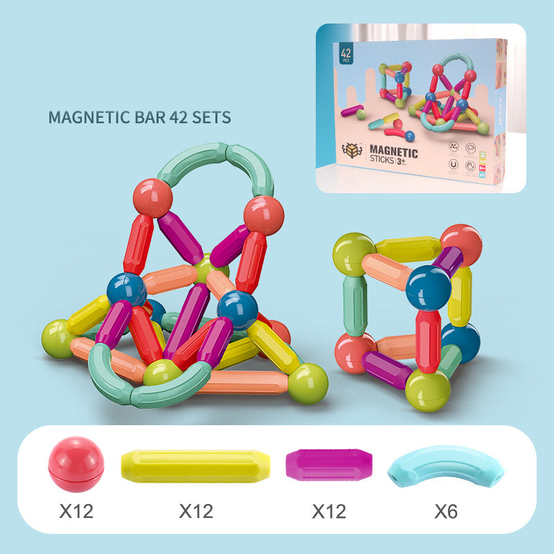 Magnetiske byggeklosser til barn