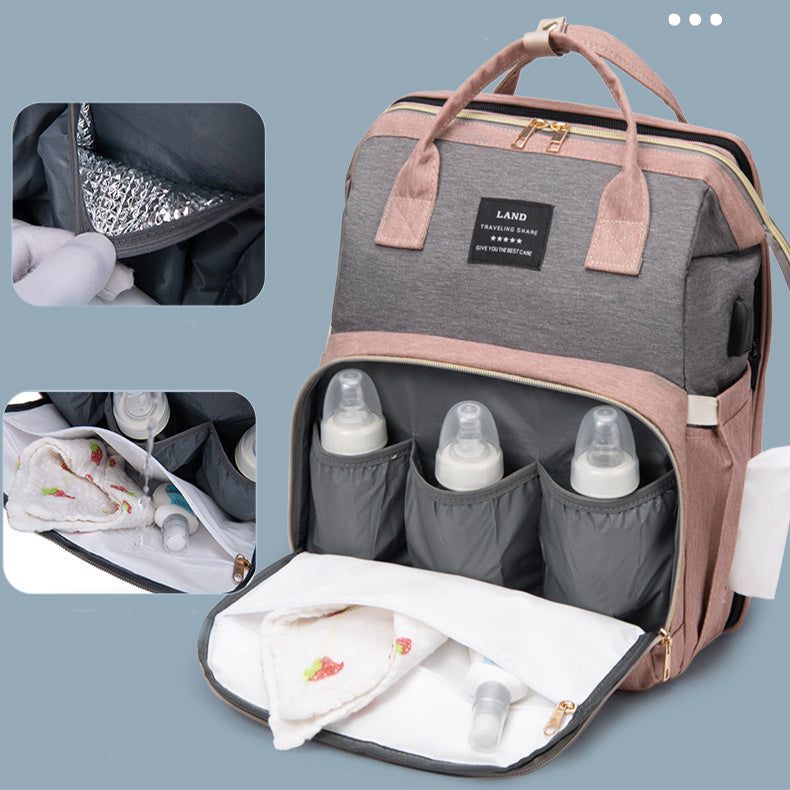 Stellebag & Babyseng – 2-i-1 Perfekt for Foreldre på Farten
