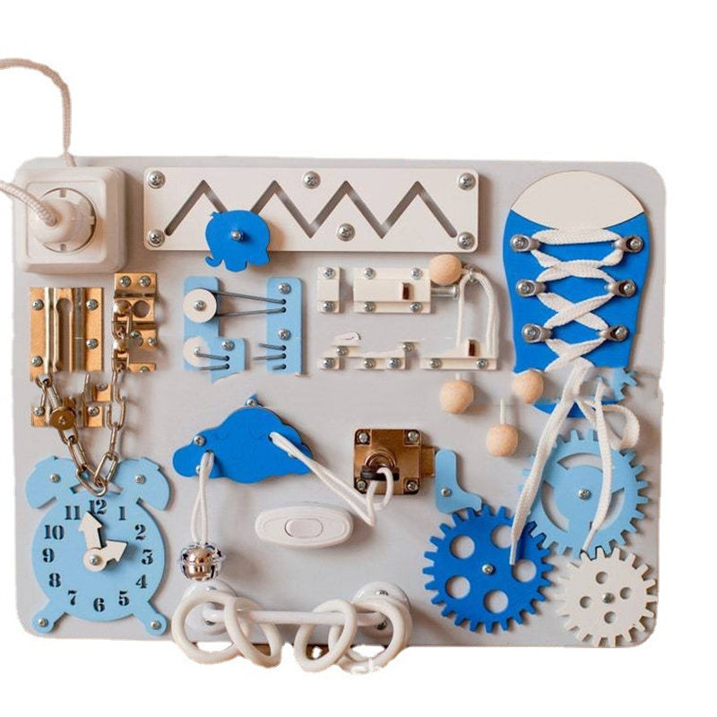 Aktivitetsbrett til barn - Montessori lekebrett - Aktivitetsbord til barn