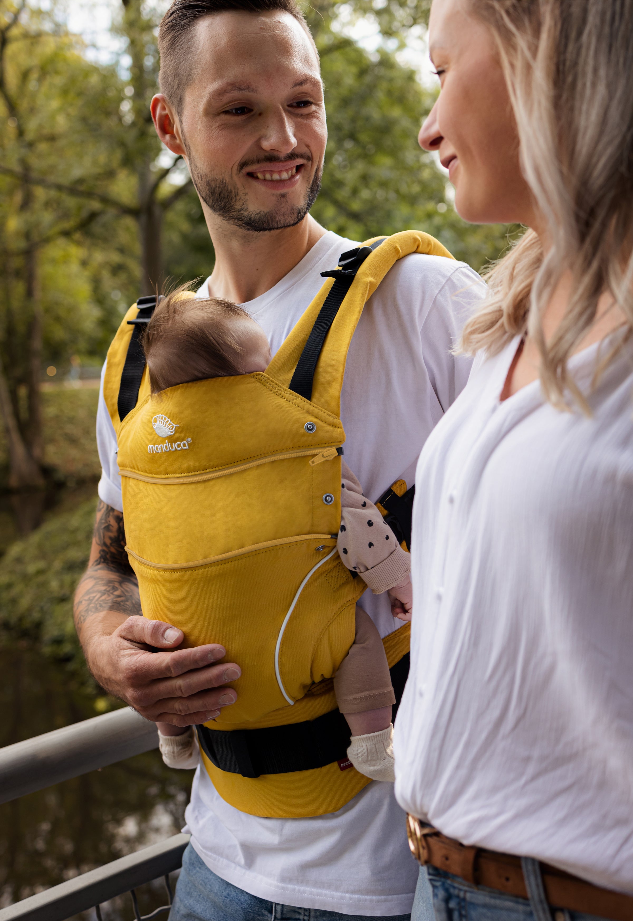 Manduca first bæresele - PureCotton, Gold