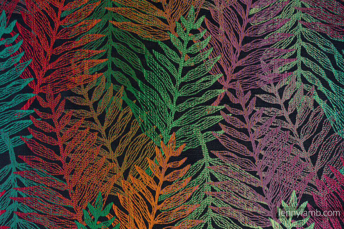 LennyLight bæresele, jacquard weave 100% bomull - RAINFOREST