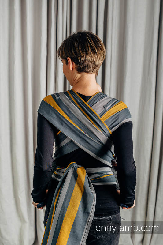 WRAPTAI bæresele, 100% bomull- med hette - SMOKY - HONEY