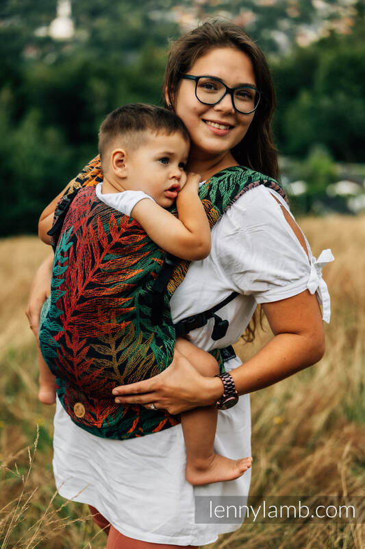 LennyLight bæresele, jacquard weave 100% bomull - RAINFOREST