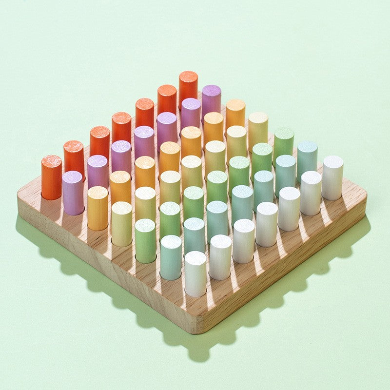 Ulike montessori lærings leke med former