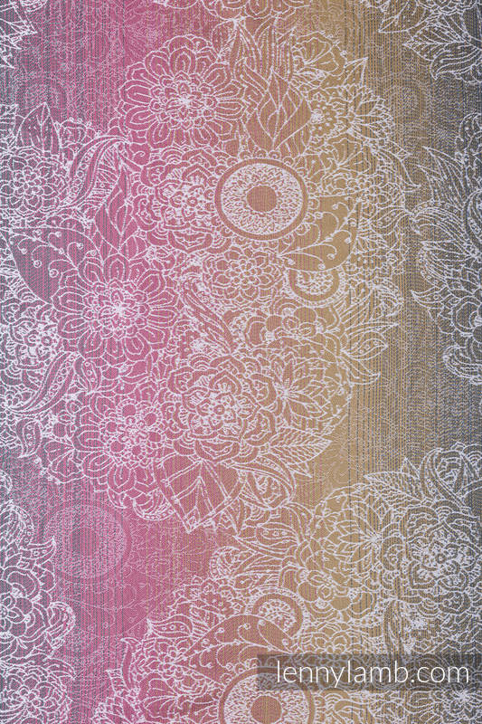 LennyTwin bæresele fra lennylamb, 100% bomull- WILD WINE - VINEYARD