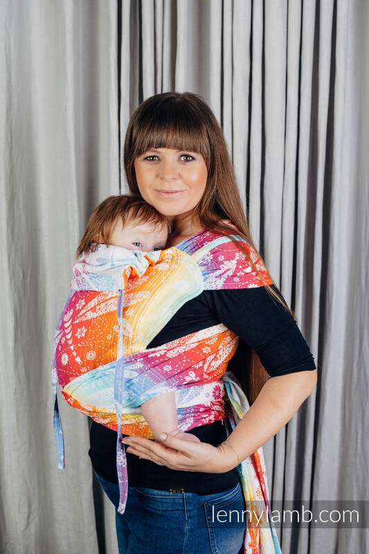 WrapTai bæresele lennylamb - 100% bomull/ RAINBOW LOTUS