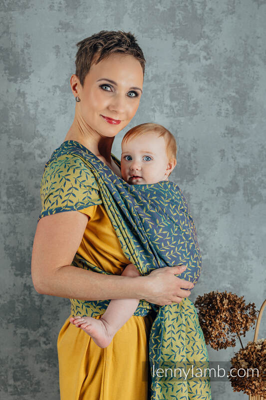 Bæresjal i 100% bomull- Jacquard Weave