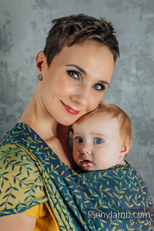 Bæresjal i 100% bomull- Jacquard Weave