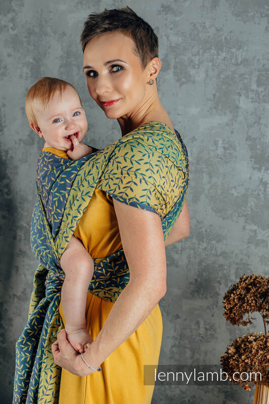 Bæresjal i 100% bomull- Jacquard Weave