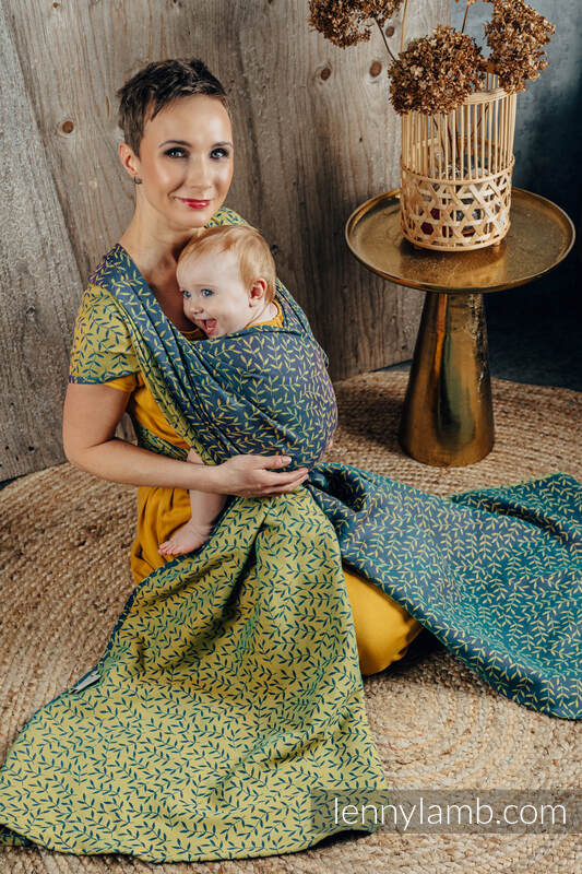 Bæresjal i 100% bomull- Jacquard Weave