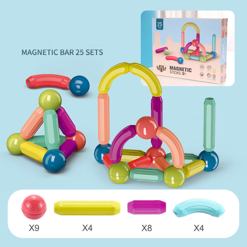 Magnetiske byggeklosser til barn