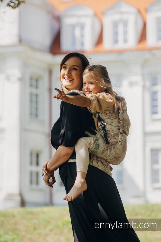 LennyPreschool Bæresele, Preschool størrelse (45% bomull, 33% Merino ull 14% cashmere, 8% silke) - HERBARIUM - RECLAIMED BY NATURE