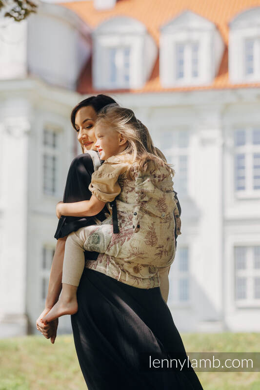 LennyPreschool Bæresele, Preschool størrelse (45% bomull, 33% Merino ull 14% cashmere, 8% silke) - HERBARIUM - RECLAIMED BY NATURE