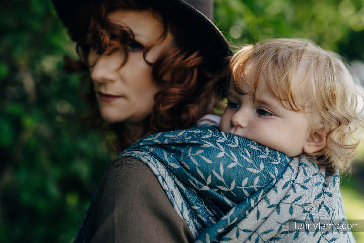 Bæresjal fra lennylamb i 100% lin- ENCHANTED NOOK - DAYFLOWER -