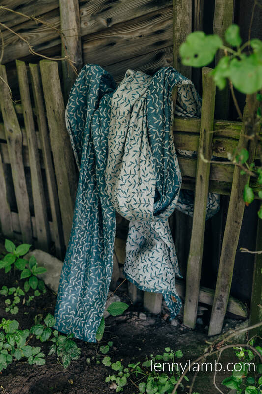 Bæresjal fra lennylamb i 100% lin- ENCHANTED NOOK - DAYFLOWER -