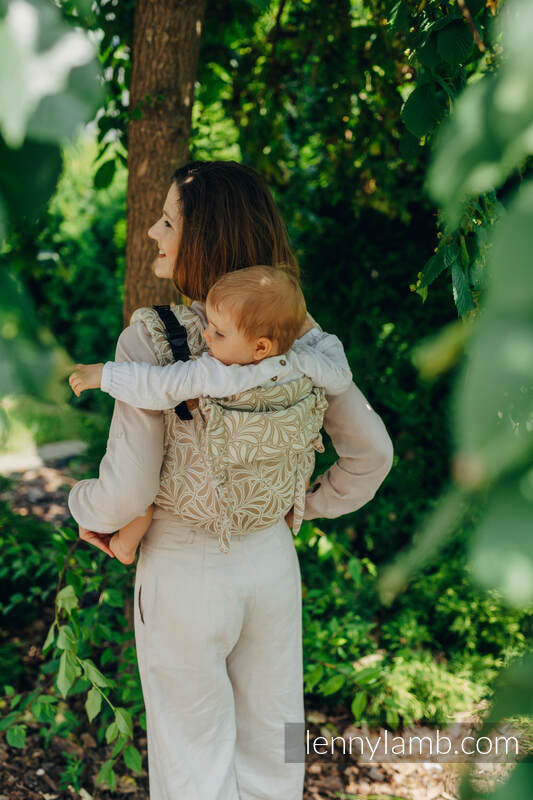 Lenny Buckle Onbuhimo bæresele (50% bomull, 50% bamboo viscose) - INFINITY - GOLDEN HOUR