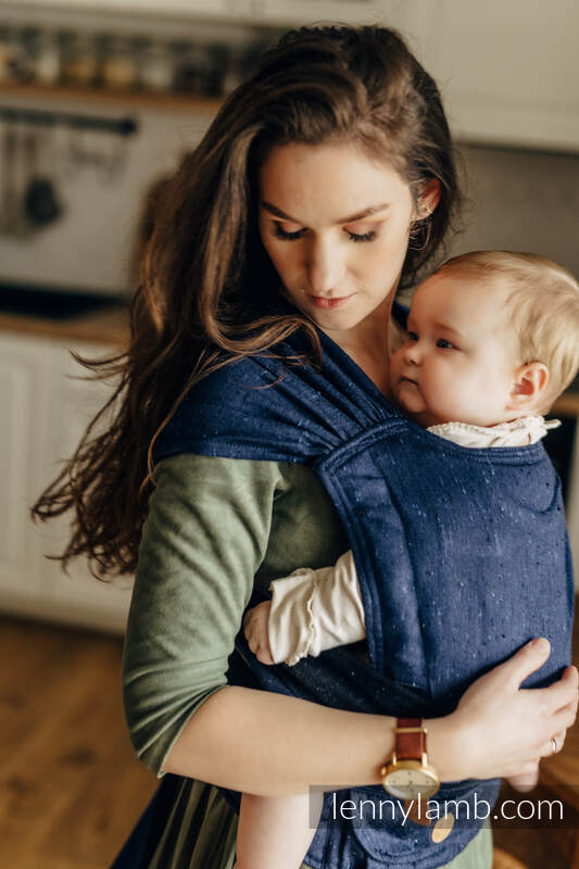 LennyHybrid Half Buckle bæresele, Standard størrelse, 64% bomull, 36% tussah silk - FLAWLESS - UMBRA