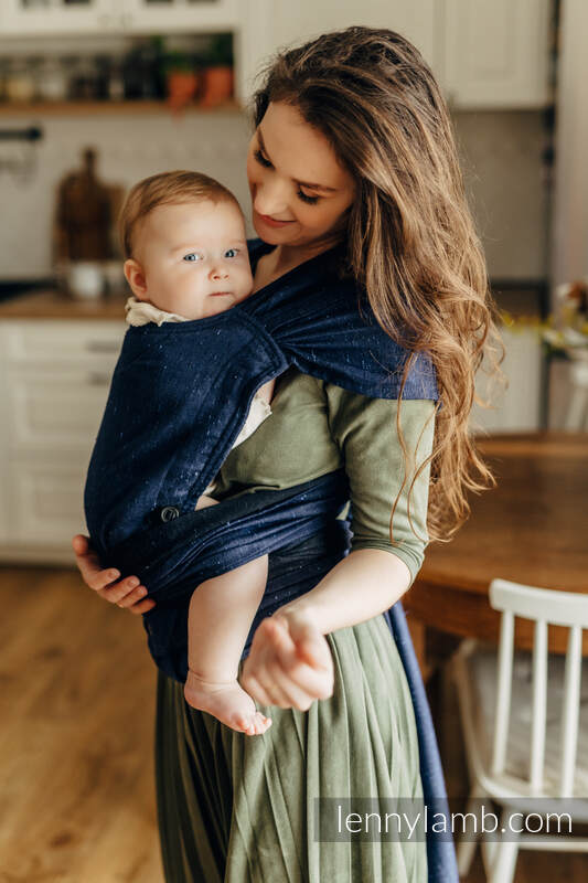 LennyHybrid Half Buckle bæresele, Standard størrelse, 64% bomull, 36% tussah silk - FLAWLESS - UMBRA