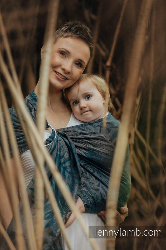 Ringslynge fra Lennylamb i 54% bomull & 46% tencel - RAINFOREST NOCTURNAL