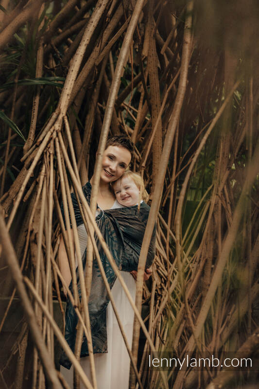 Ringslynge fra Lennylamb i 54% bomull & 46% tencel - RAINFOREST NOCTURNAL