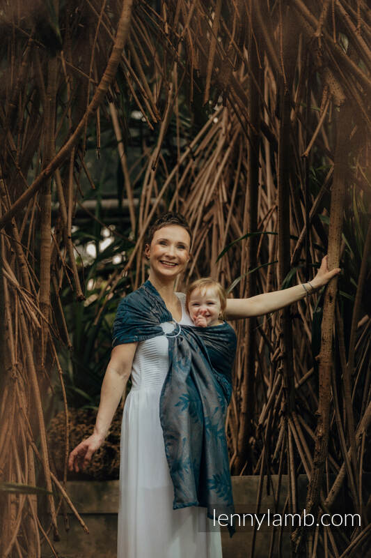 Ringslynge fra Lennylamb i 54% bomull & 46% tencel - RAINFOREST NOCTURNAL