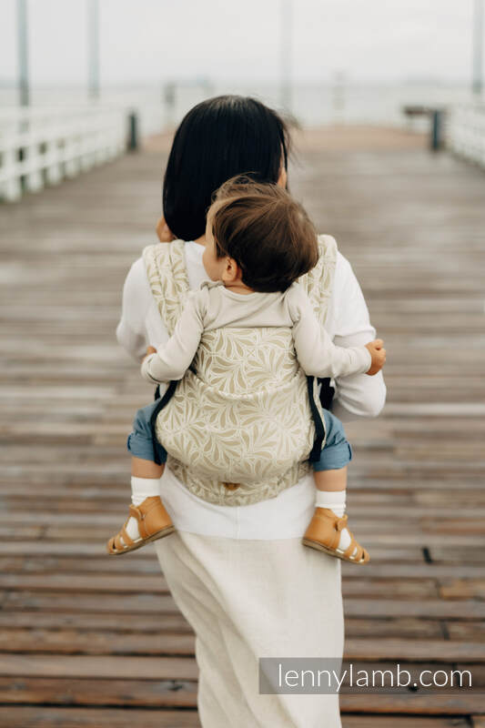 LennyLight bæresele - jacquard weave 50% bomull, 50% bamboo viscose - INFINITY - GOLDEN HOUR