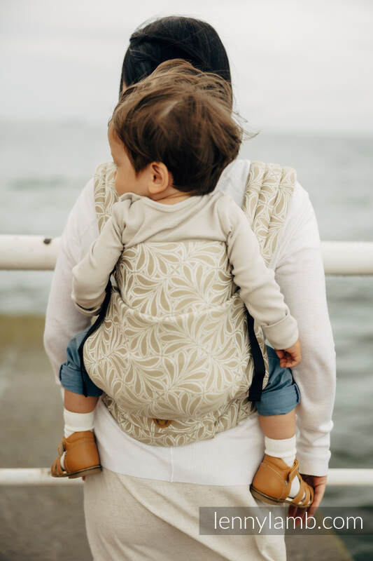 LennyLight bæresele - jacquard weave 50% bomull, 50% bamboo viscose - INFINITY - GOLDEN HOUR