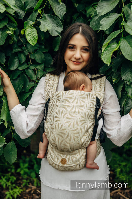 LennyLight bæresele - jacquard weave 50% bomull, 50% bamboo viscose - INFINITY - GOLDEN HOUR