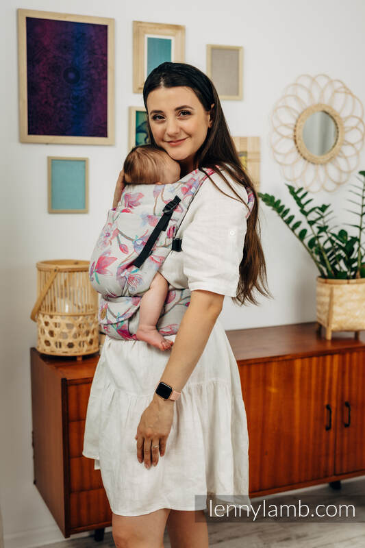 LennyLight bæresele - jacquard weave 100% bomull- MAGNOLIA