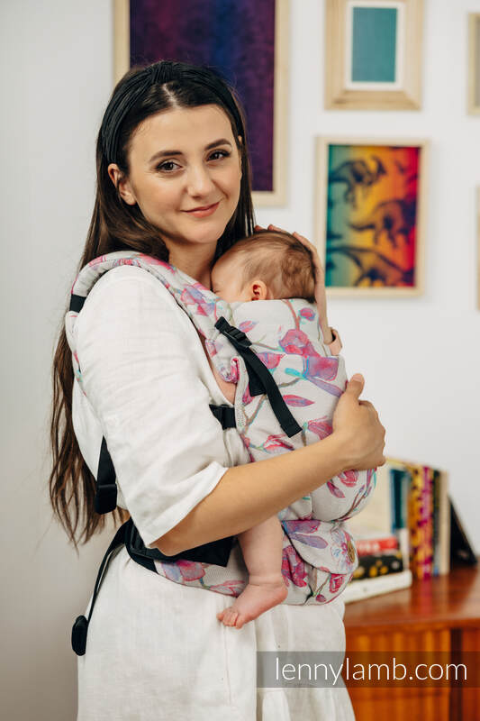 LennyLight bæresele - jacquard weave 100% bomull- MAGNOLIA