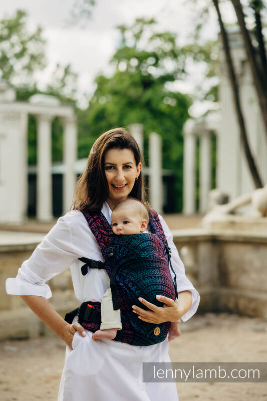 LennyLight bæresele fra Lennylamb - 60% bomull, 28% Merino ull, 8% silke, 4% cashmere