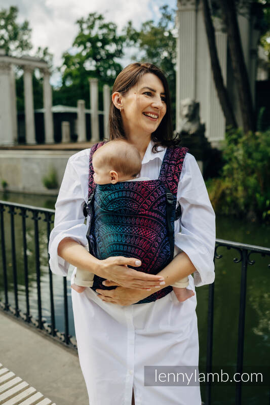 LennyLight bæresele fra Lennylamb - 60% bomull, 28% Merino ull, 8% silke, 4% cashmere