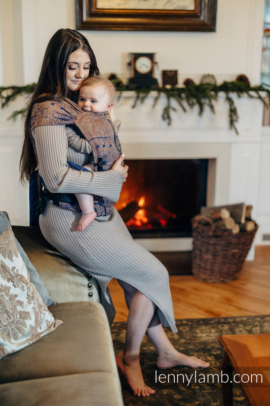 LennyHybrid bæresele - jacquard weave 60% bomull, 40% tussah silke - Symphony