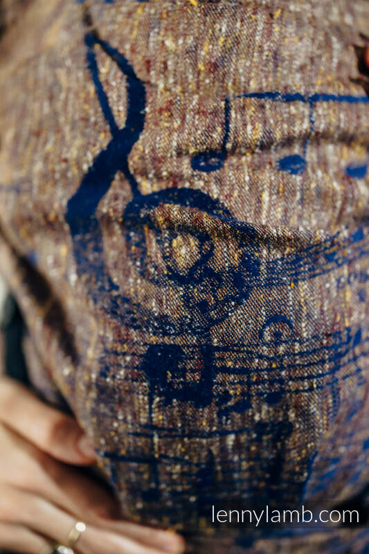 LennyHybrid bæresele - jacquard weave 60% bomull, 40% tussah silke - Symphony