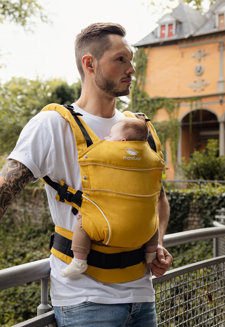 Manduca first bæresele - PureCotton, Gold